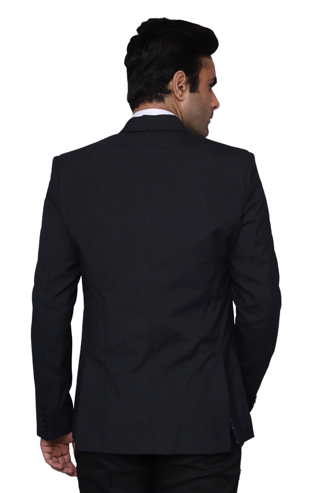 Formal Plain Blazer Black For Men
