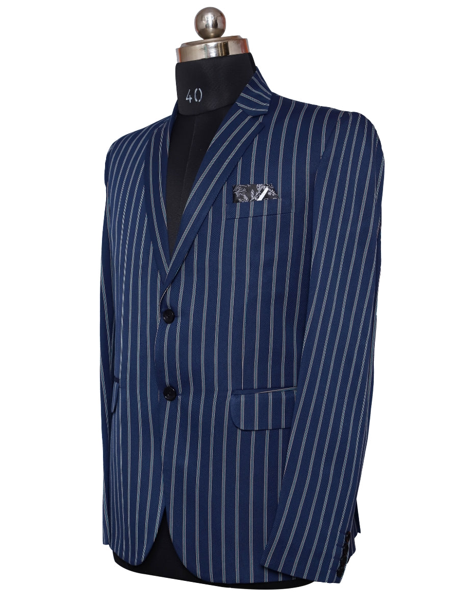 Tweed Blazers Blue for Men