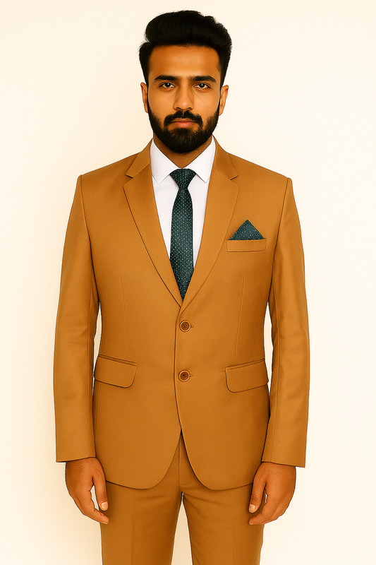 Two Piece Bronze TR Viscose Fabric