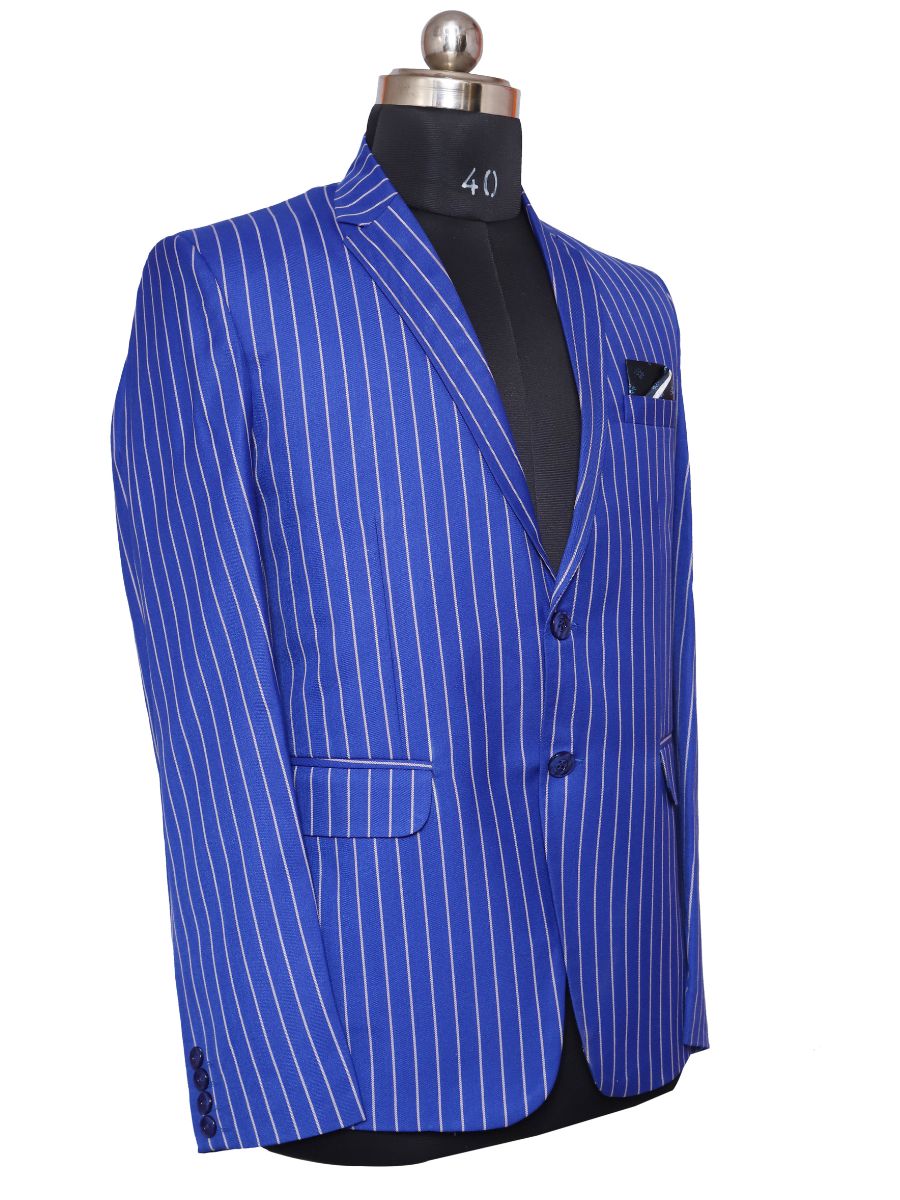 Tweed Blazers Blue for Men