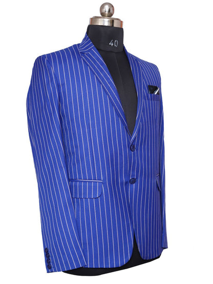 Tweed Blazers Blue for Men